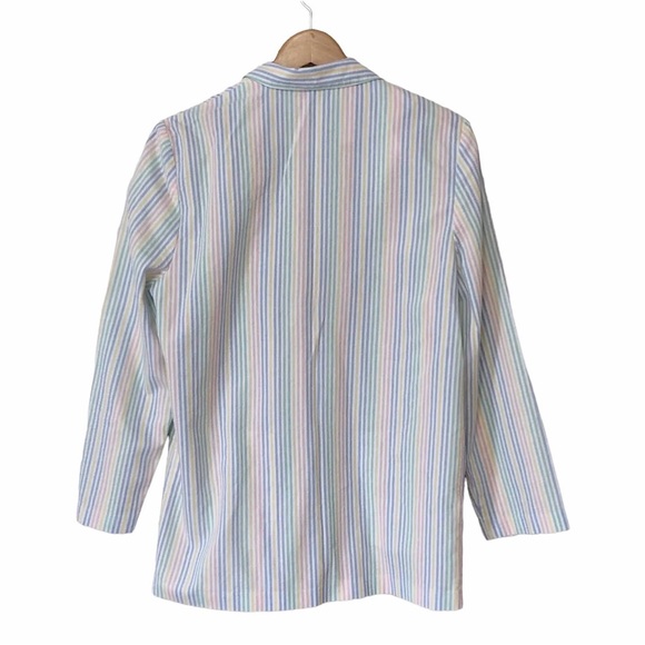 Vintage Rainbow Seersucker Blazer - Picture 5 of 9